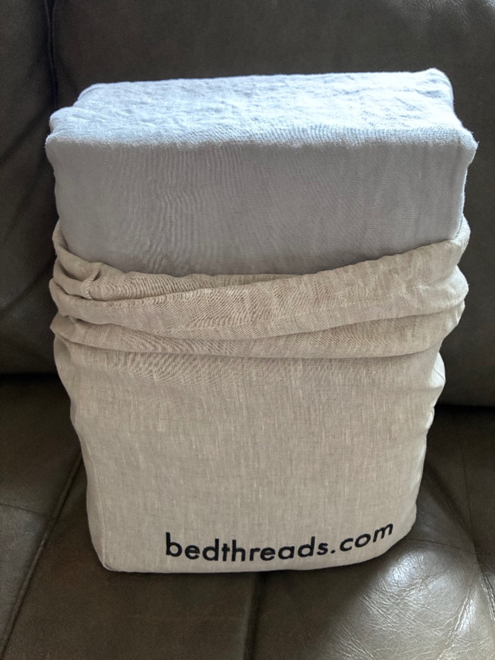Bed Threads 100% Flax Linen Fog Bedding Set TWIN XL Duvet Sheet Pillowcases